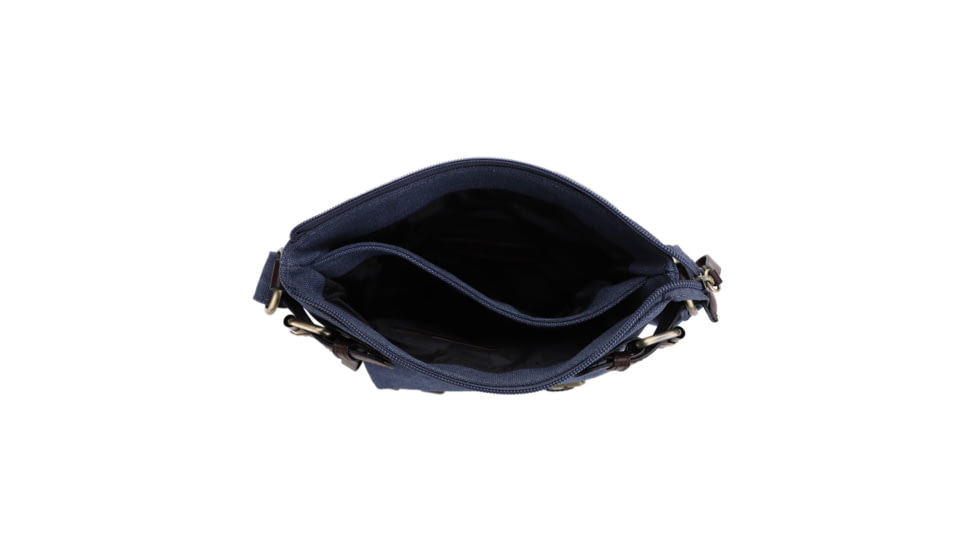 Jessie &amp; James Bailey CCW Canvas Crossbody Bag, Blue, SMC98535L BL