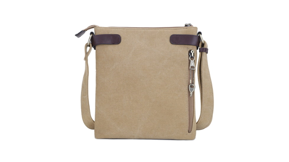 Jessie &amp; James Bailey CCW Canvas Crossbody Bag, Khaki, SMC98535L KH