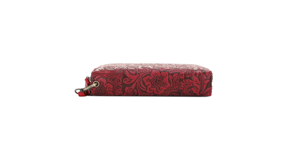 Jessie &amp; James Filly Tooled Wallet, Red, SM52131 RD/RD