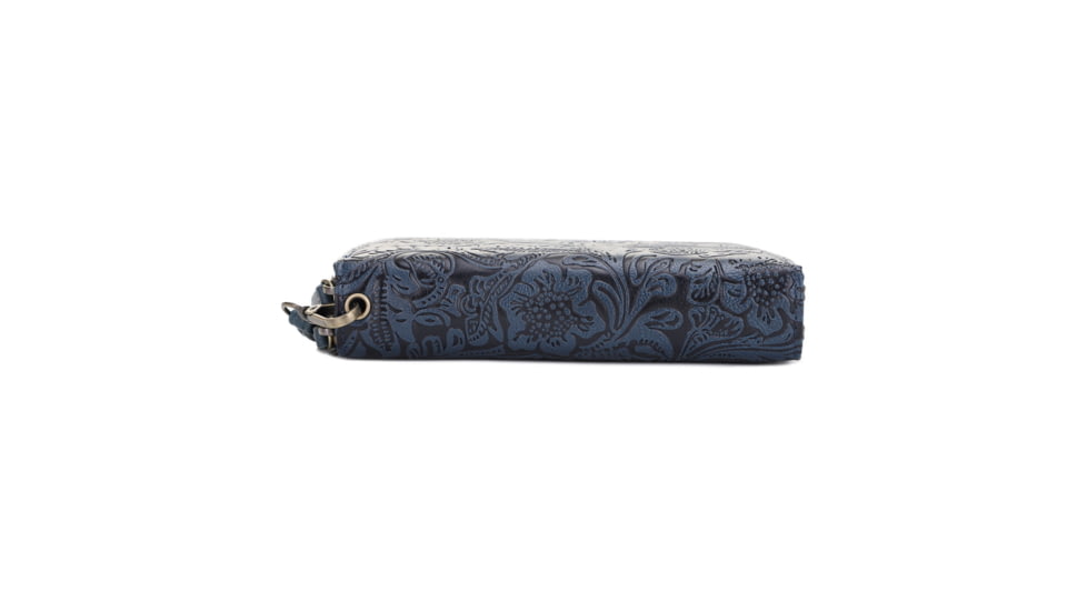 Jessie &amp; James Filly Tooled Wallet, Teal, SM52131 TL/TL