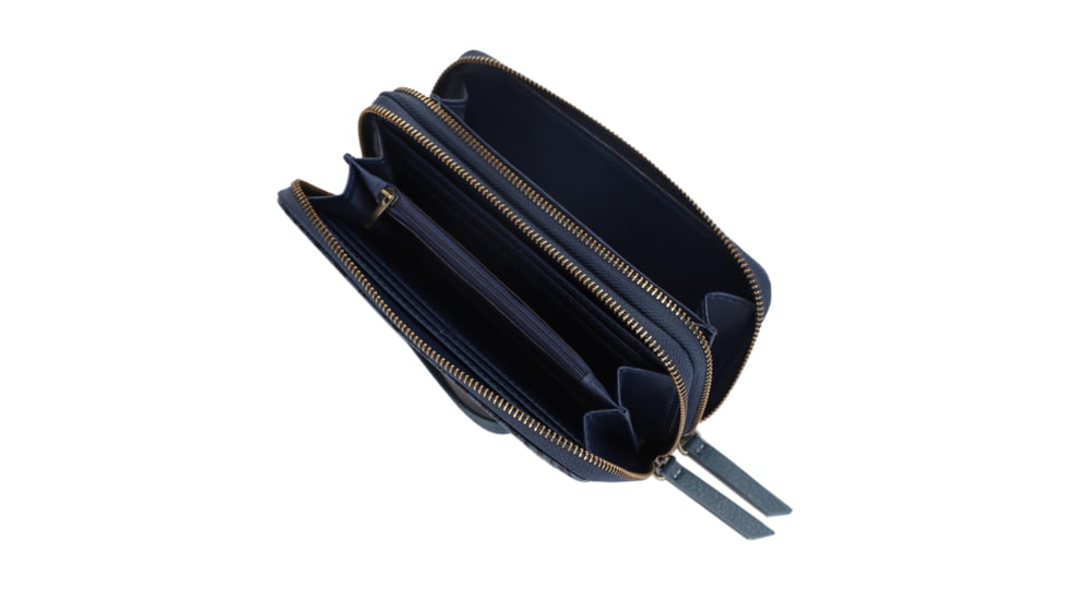 Jessie &amp; James Filly Tooled Wallet, Teal, SM52131 TL/TL