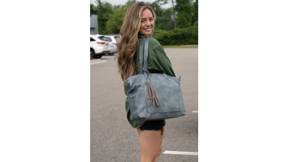 Jessie &amp; James Helena CCW Tote Bag, Dusty Blue, SMC60279LK DBL