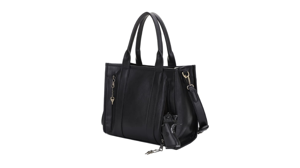 Jessie &amp; James Kathy CCW Tote Bag, Black, SMC60132LK BK