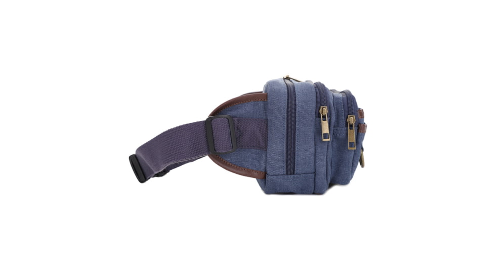 Jessie &amp; James Klamath Canvas CCW Waist Bag, Blue, SMC614-11 BL