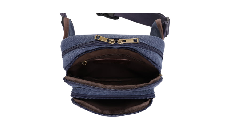 Jessie &amp; James Klamath Canvas CCW Waist Bag, Blue, SMC614-11 BL