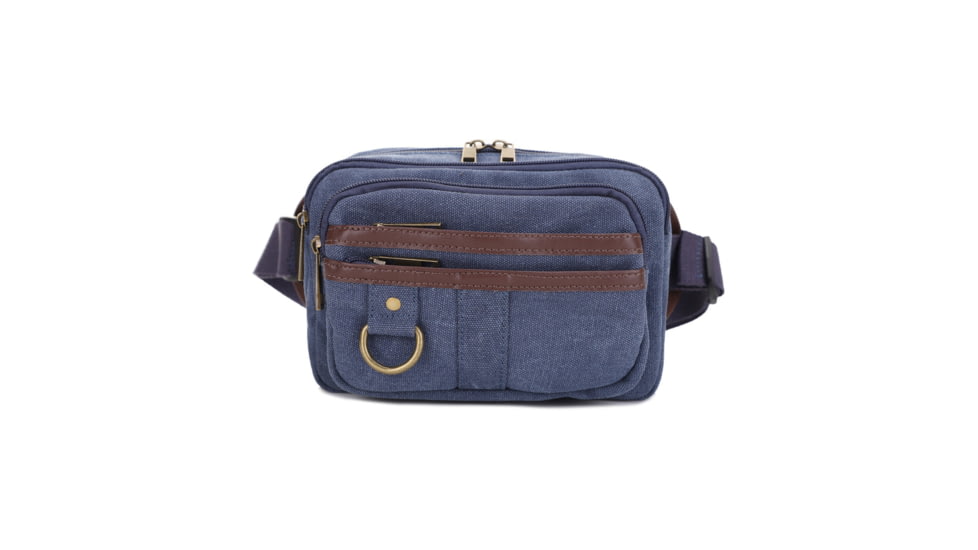 Jessie &amp; James Klamath Canvas CCW Waist Bag, Blue, SMC614-11 BL