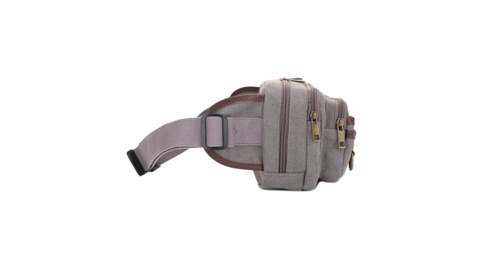 Jessie &amp; James Klamath Canvas CCW Waist Bag, Grey, SMC614-11 GY