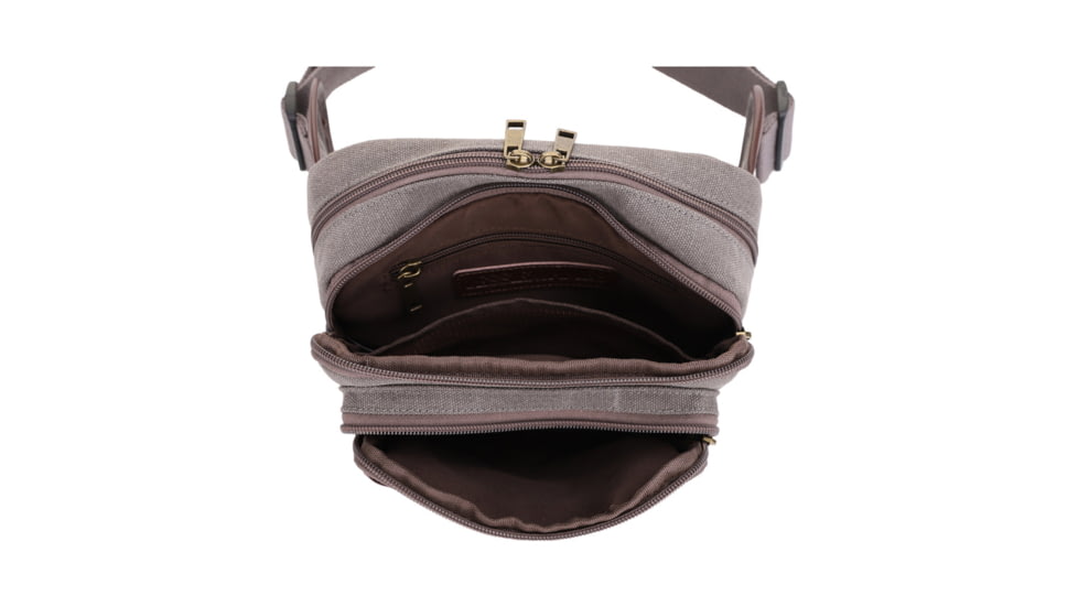 Jessie &amp; James Klamath Canvas CCW Waist Bag, Grey, SMC614-11 GY