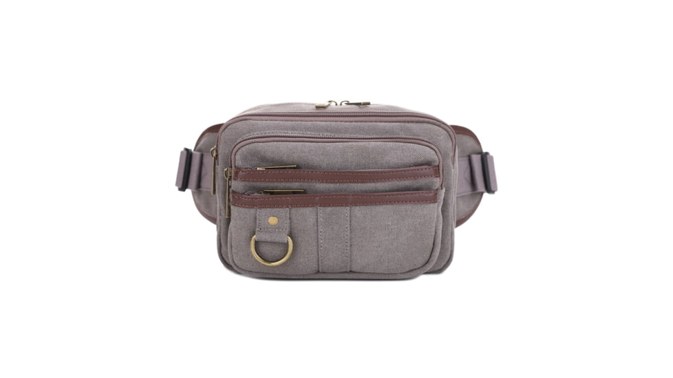 Jessie &amp; James Klamath Canvas CCW Waist Bag, Grey, SMC614-11 GY