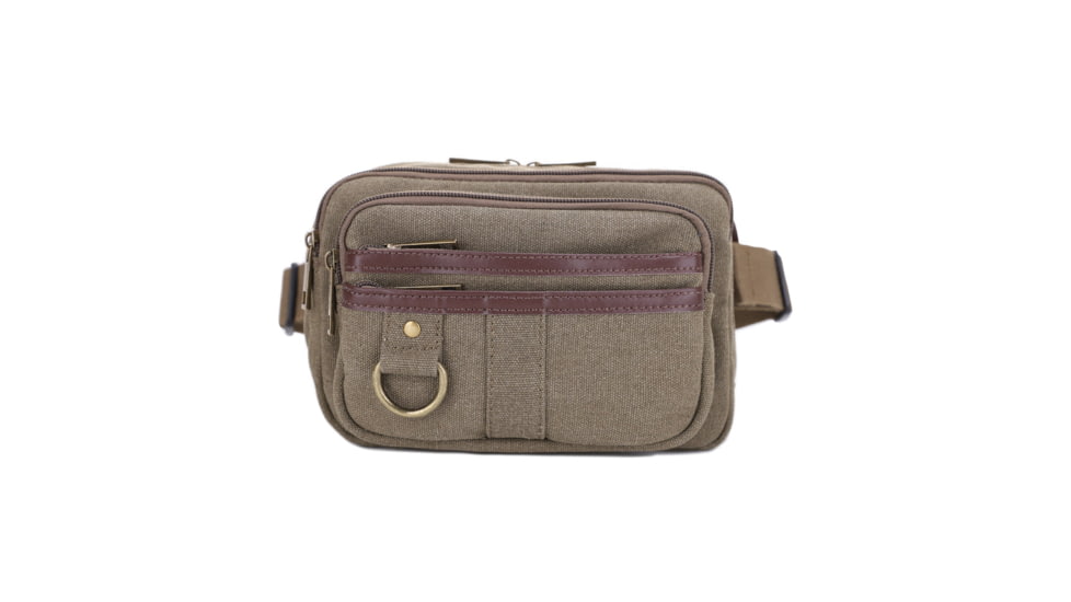 Jessie &amp; James Klamath Canvas CCW Waist Bag, Olive, SMC614-11 OL