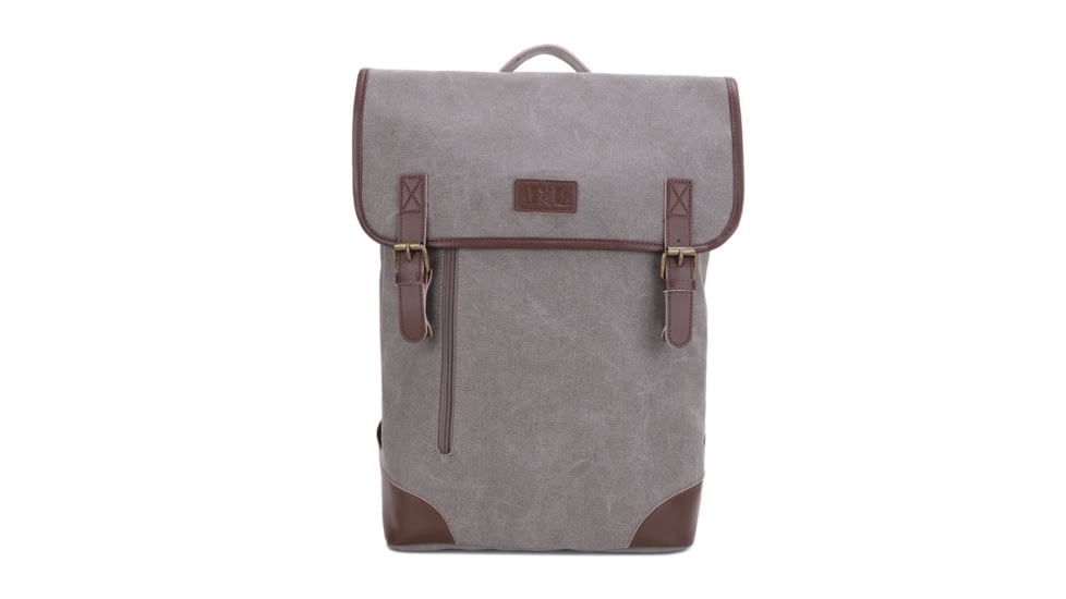 Jessie &amp; James Lassen CCW Vintage Style Backpack, Grey, SMC611-3 GY