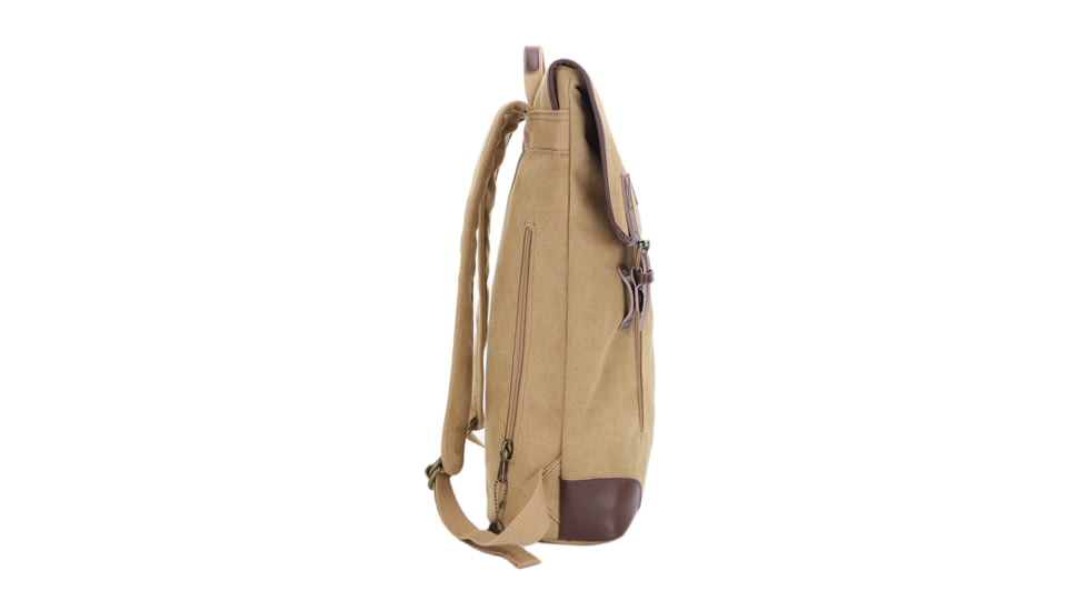 Jessie &amp; James Lassen CCW Vintage Style Backpack, Khaki, SMC611-3 KH