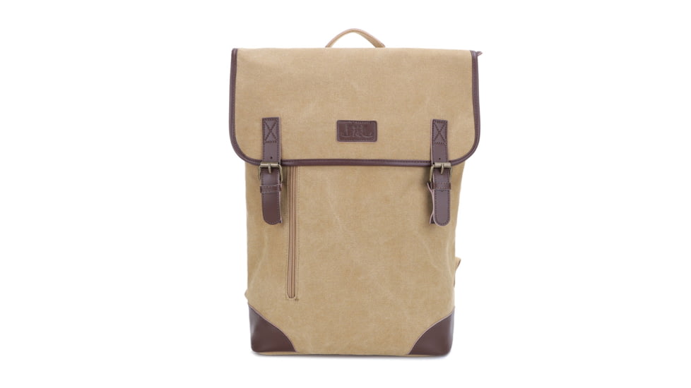 Jessie &amp; James Lassen CCW Vintage Style Backpack, Khaki, SMC611-3 KH