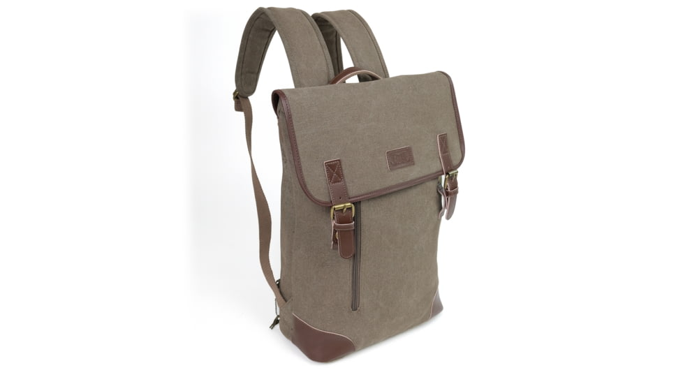 Jessie &amp; James Lassen CCW Vintage Style Backpack, Olive, SMC611-3 OL