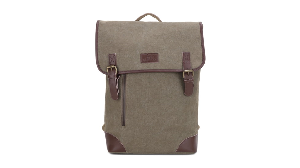 Jessie &amp; James Lassen CCW Vintage Style Backpack, Olive, SMC611-3 OL