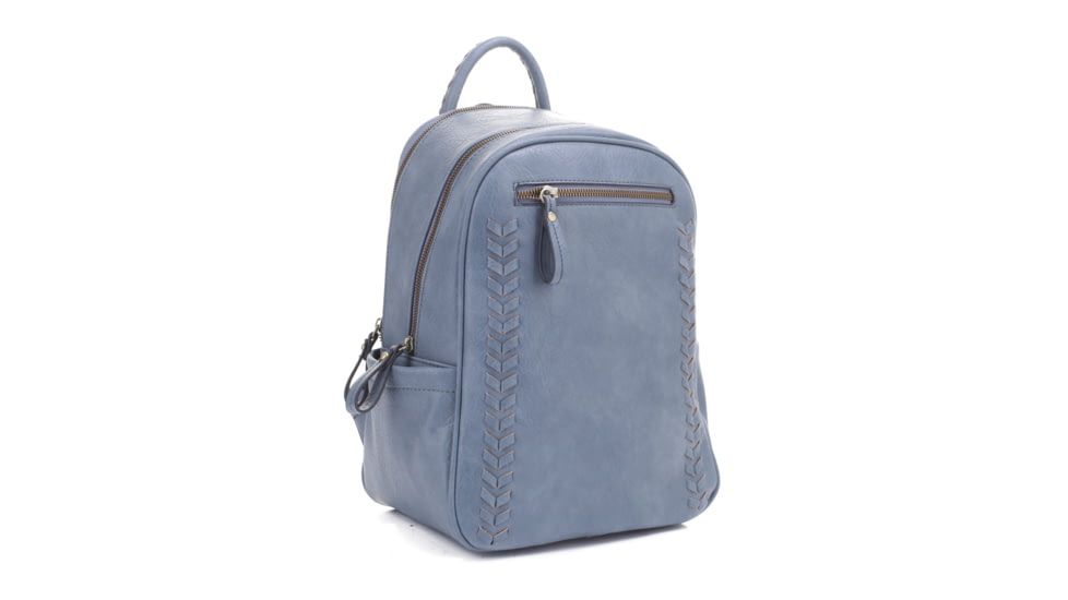 Jessie &amp; James Madison Concealed Carry Backpack Purse CCW Handbag, Blue, SMC31313 BL
