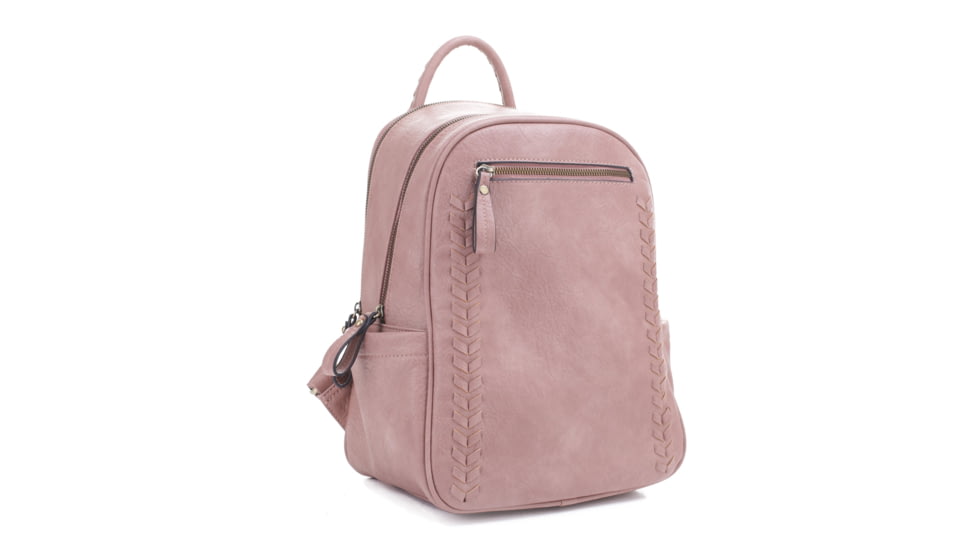 Jessie &amp; James Madison Concealed Carry Backpack Purse CCW Handbag, Mauve, SMC31313 MV