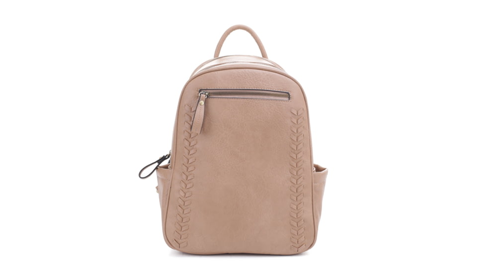 Jessie &amp; James Madison Concealed Carry Backpack Purse CCW Handbag, Taupe, SMC31313 TP