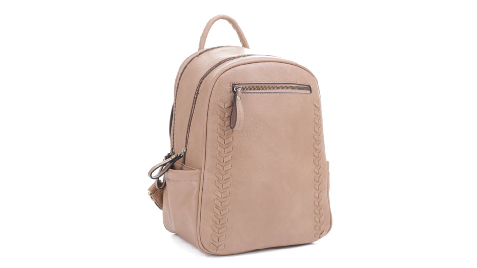 Jessie &amp; James Madison Concealed Carry Backpack Purse CCW Handbag, Taupe, SMC31313 TP