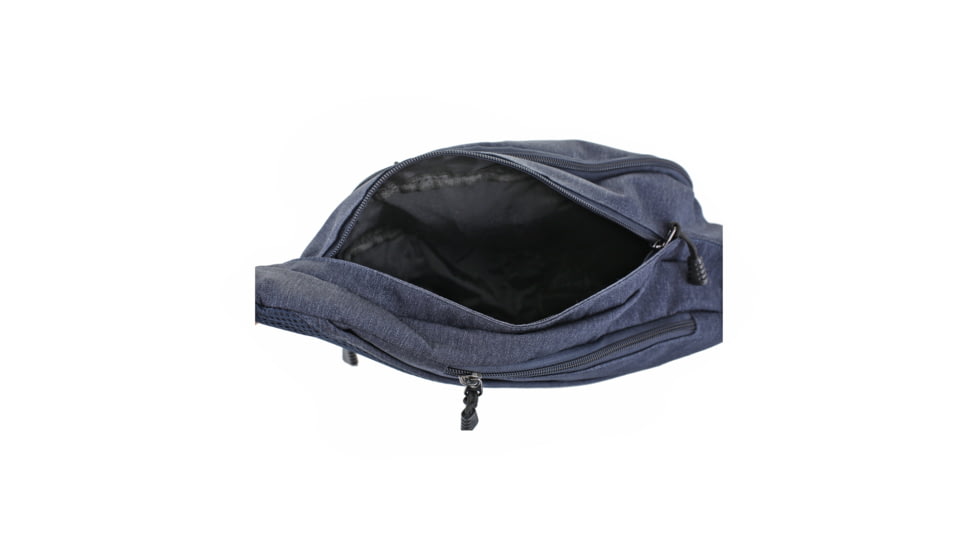 Jessie &amp; James Peyton Sling Shoulder Concealed Carry Backpack CCW Handbag, Navy, AMC5819 NV
