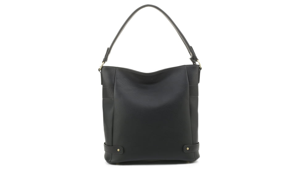 Jessie &amp; James Selina Concealed Carry Hobo CCW Handbag, Black, DMC91183LK BK