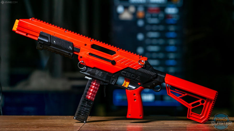 Jet Blaster CEDA Foam Blaster Dart Gun, Model S, Red, 13765