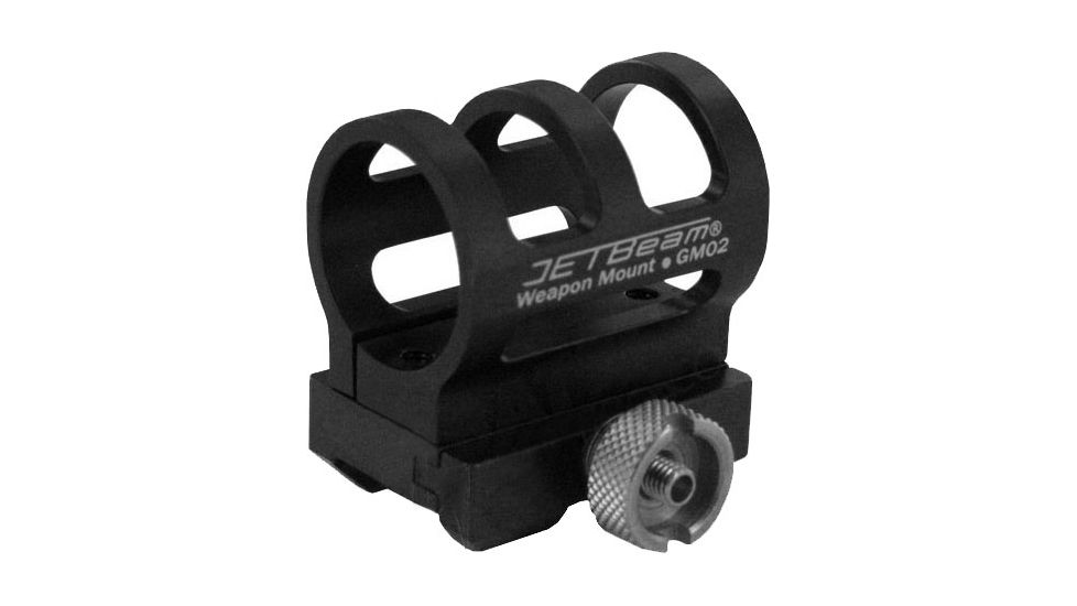 JETBeam GM-02 Gun Weapon Mount for Raptor RRT-2, Black