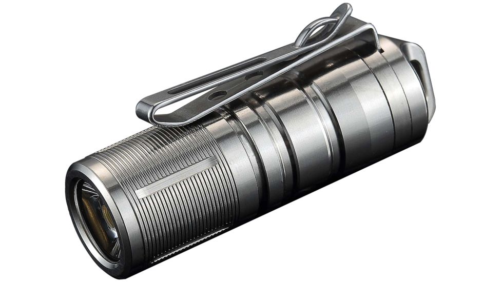 JETBeam Mini-1 TI Rechargeable LED Keylight, Silver, MINI-1-TI