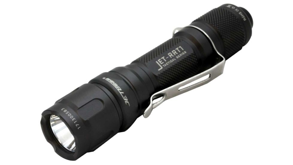 JETBeam RRT1 SST40 N4 BC LED Rapid Response Tactical Flashlight, 950 Lumens, Black JETBEAM-RRT1