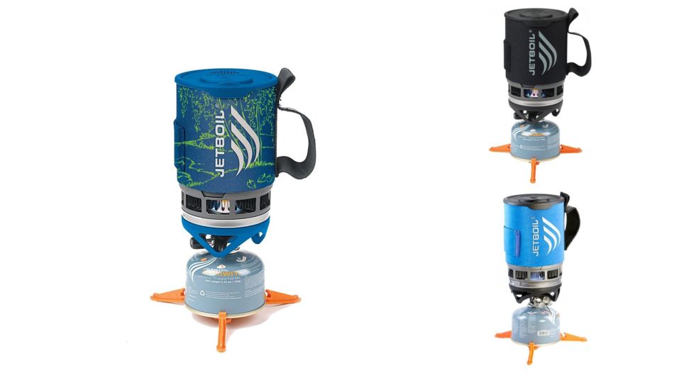 Jetboil Zip Cooking System, Blue Stream, Carbon, Sapphire
