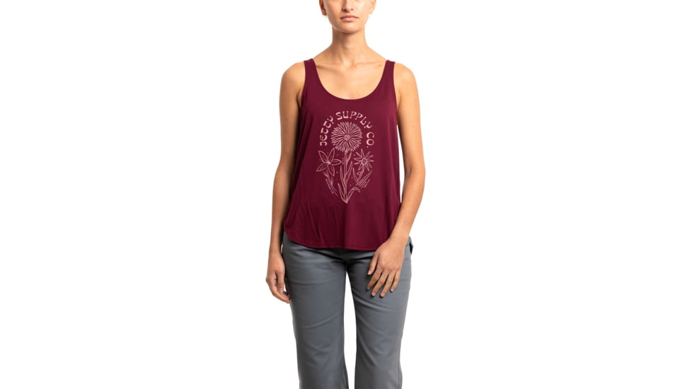 Jetty Aster Tank - Womens, Maroon, Medium, 26889