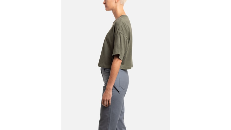 Jetty Aster Tee - Womens, Military, Medium, 26849