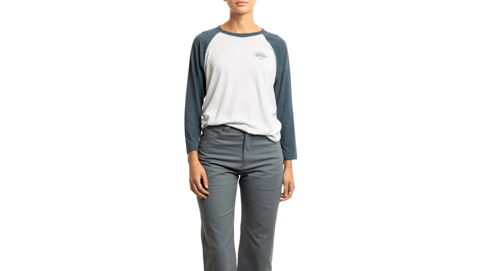 Jetty Cove Raglan Sleeve Tee - Womens, Indigo, Small, 29145