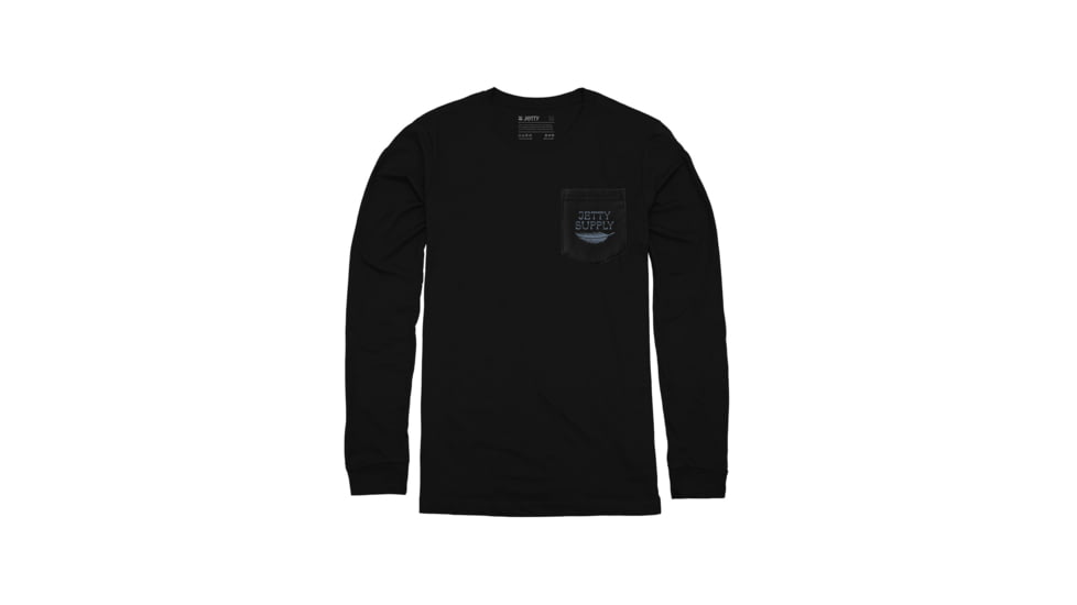 Jetty Essence Long Sleeve Tee - Mens, Black, Extra Large, 26461