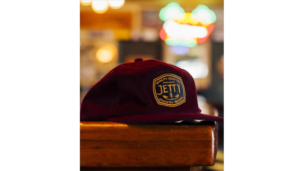 Jetty Fleet Snapback, Oxblood, One Size, 28402