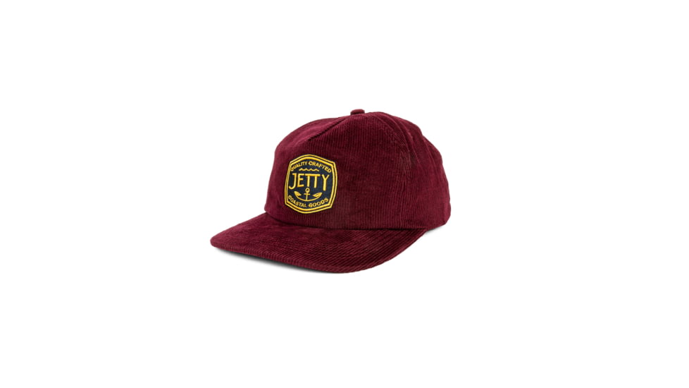 Jetty Fleet Snapback, Oxblood, One Size, 28402