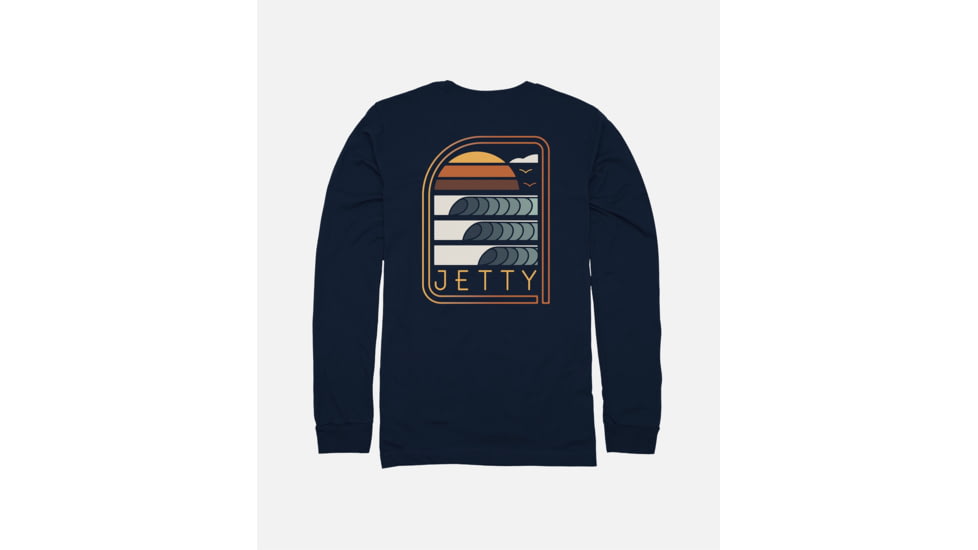 Jetty Grom Sunup Long Sleeve Tee - Kids, Navy, YXL, 29431
