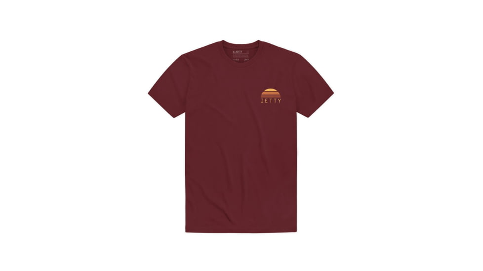 Jetty Grom Sunup Tee - Kids, Maroon, YM, 26607