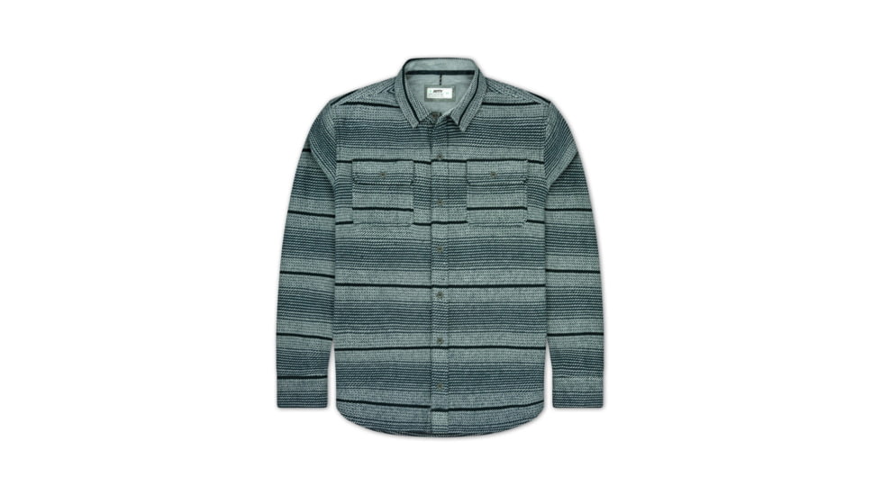 Jetty Horizon Flannel - Mens, Charcoal, Large, 27531