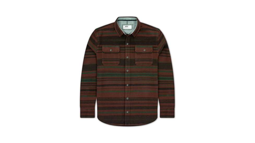 Jetty Horizon Flannel - Mens, Oxblood, 2XL, 28443