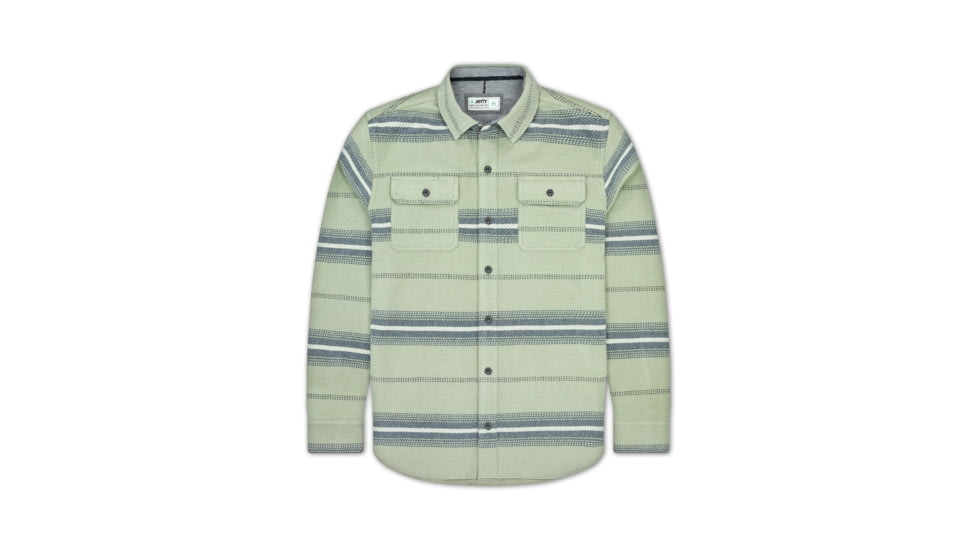 Jetty Horizon Flannel - Mens, Sage, Medium, 27555