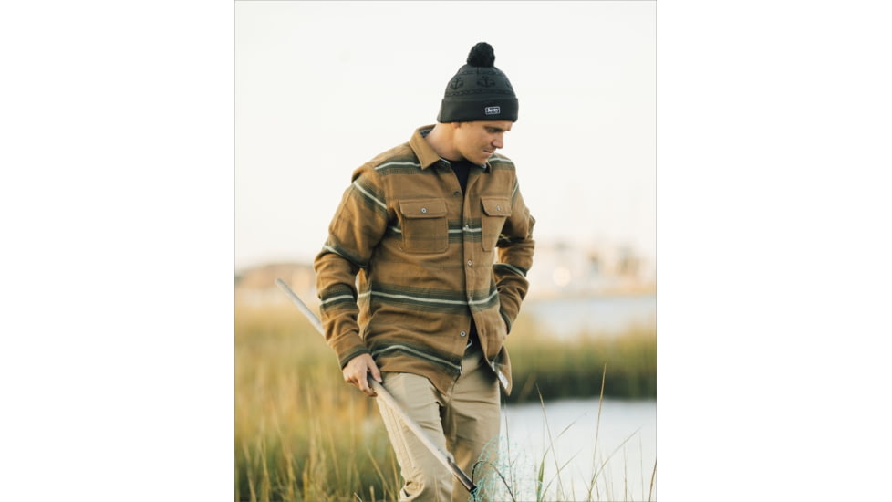 Jetty Horizon Flannel - Mens, Storm, Large, 27541