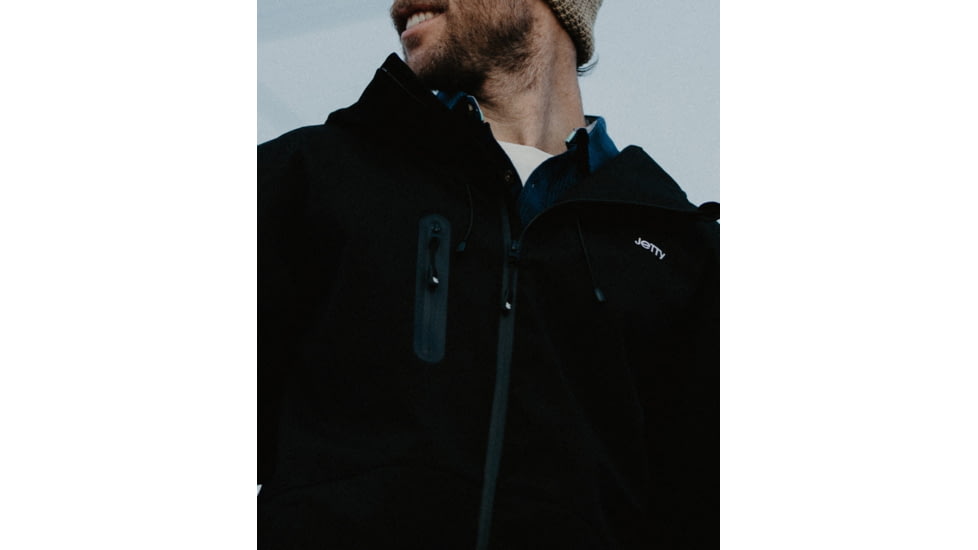 Jetty F22 Oyster Shell Jacket - Mens, Black, Extra Large, 28007