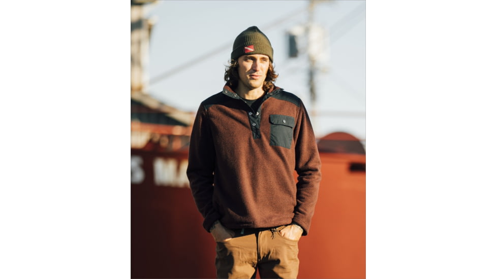 Jetty Pines Fleece Jacket - Mens, Oxblood, Large, 28491