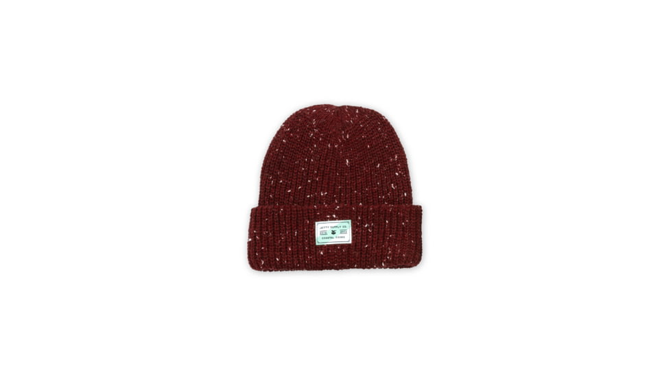 Jetty Refuge Beanie, Oxblood, One Size, 28358