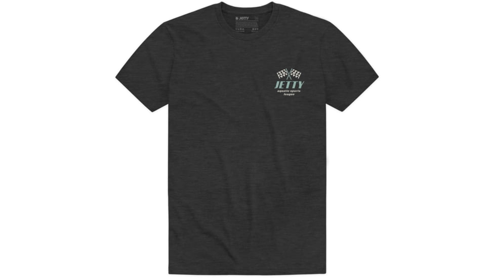 Jetty Seahorse Racing Tee - Mens, Charcoal, Large, 31111
