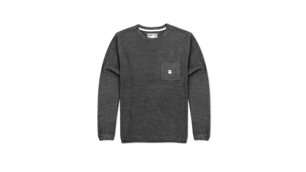 Jetty The Brine Sweater - Mens, Charcoal, Small, 27754