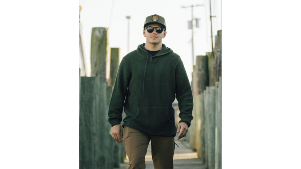 Jetty The Drift Hoodie Sweater - Mens, Heather Grey, Large, 28326