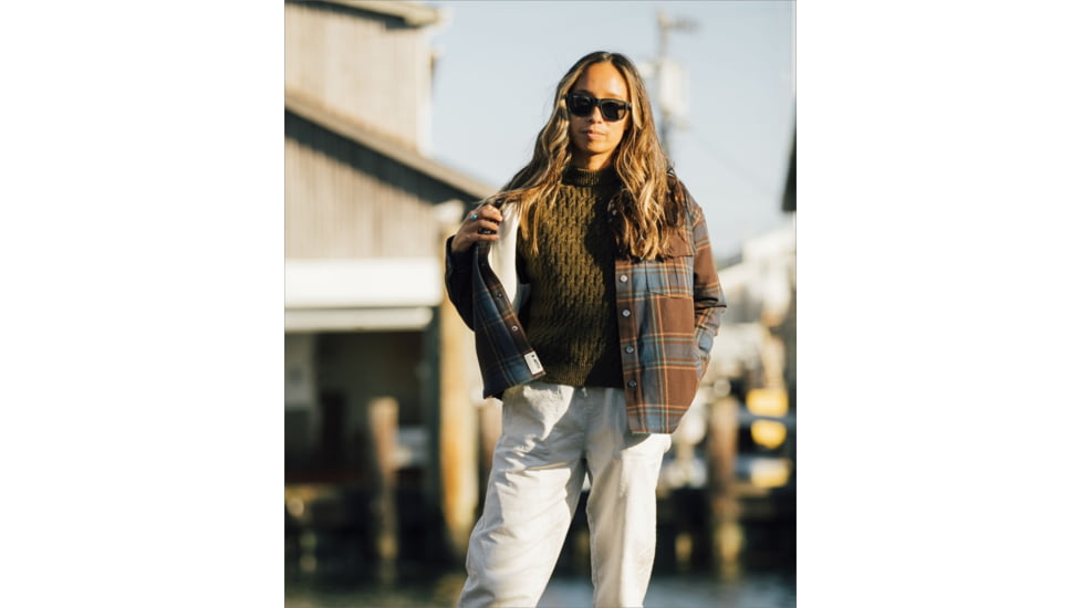 Jetty Truss Flannel Jacket - Womens, Brown, Large, 29667