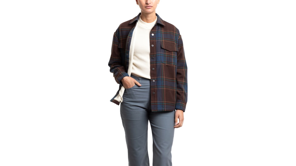 Jetty Truss Flannel Jacket - Womens, Brown, Large, 29667